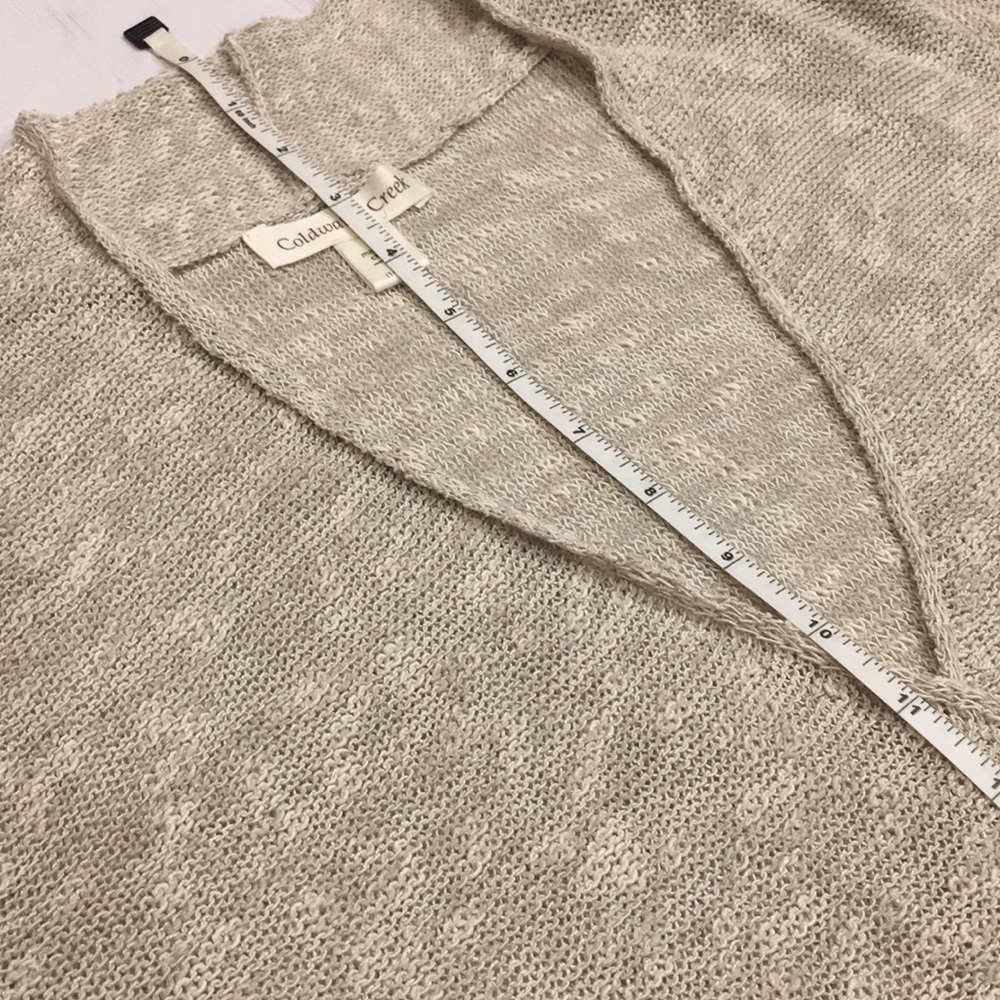 ❤️ LINEN V NECK Coldwater Creek lagenlook top - Picture 13 of 16